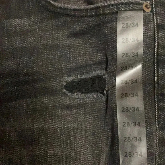 NWOT American Eagle AirFlex Patched Jeans Size 28 - Picture 4 of 9